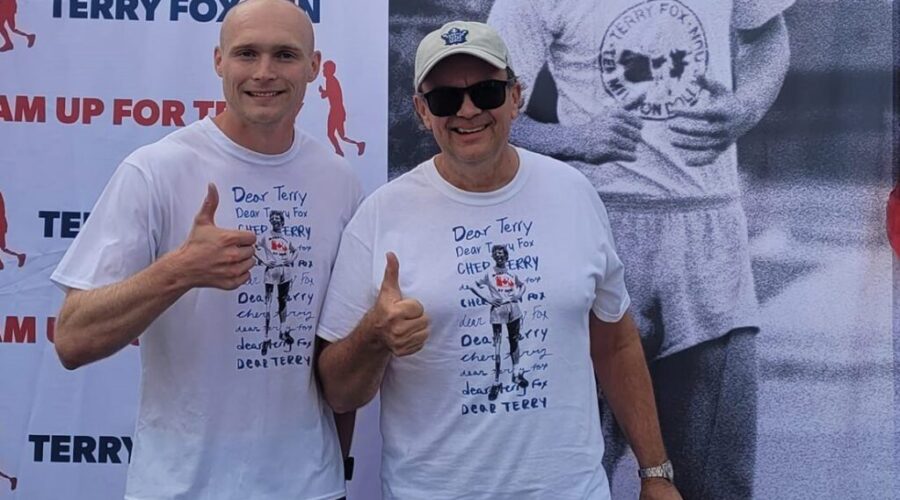 Dartmouth Man Runs 24 Hours For Terry Fox Run!