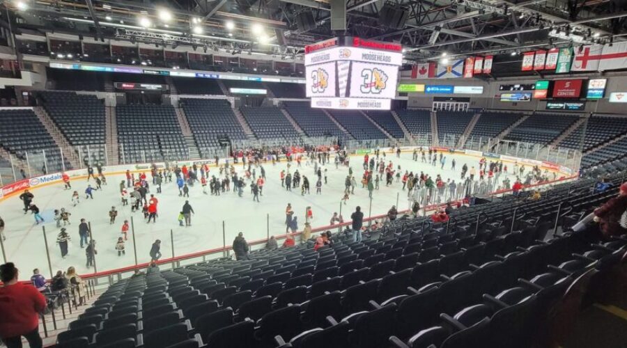 The Mooseheads Season Ticket Holders Skate Was Last Night