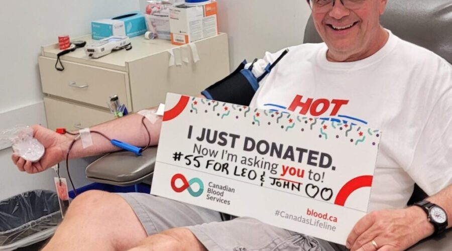 Summer O negative blood donation number 55 is in the books