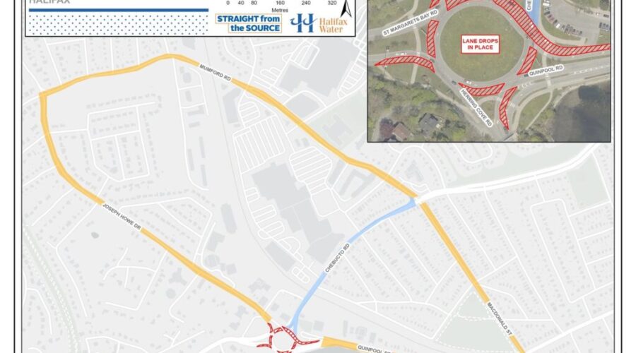 Armdale Rotary down to one lane this weekend (August 23-26)