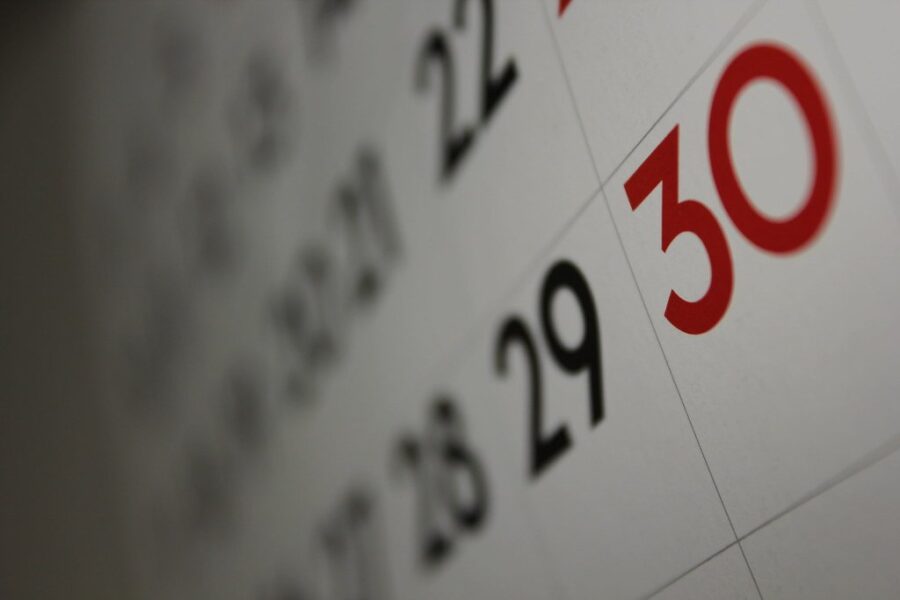 IMPORTANT DATES TO REMEMBER THIS MONTH IN THE HRM!