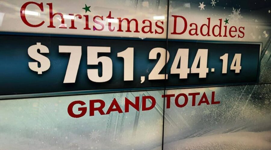 Christmas Daddies Raises Over $751,000. On Saturday
