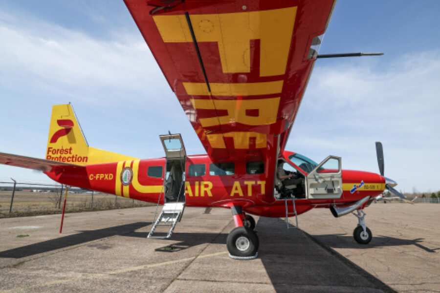 Nova Scotia’s new water bombers see first wildfire action in Queens County