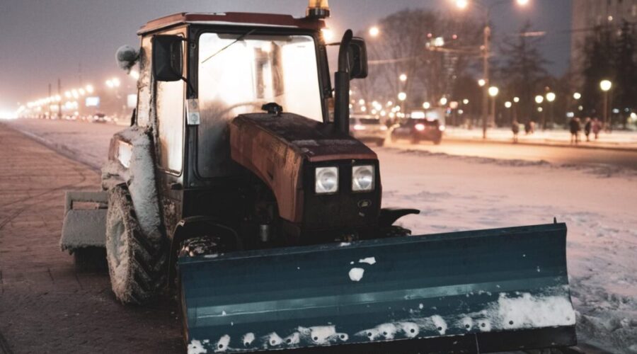 The Etiquette of Meeting a Snowplow in a Parking Lot