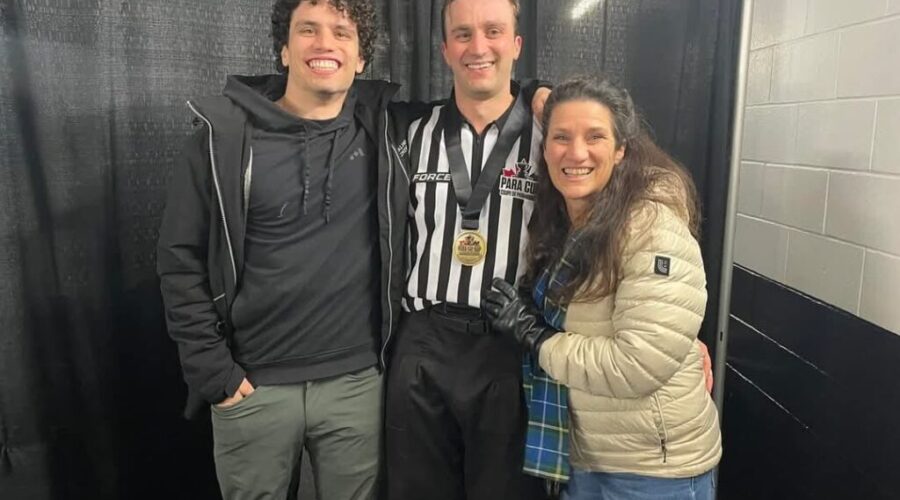 Ian’s Son Drake Robinson Officiated Gold Medal Game At Para Cup