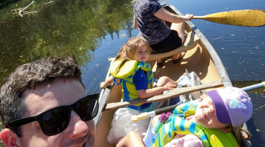 No, you don’t ROW a canoe!