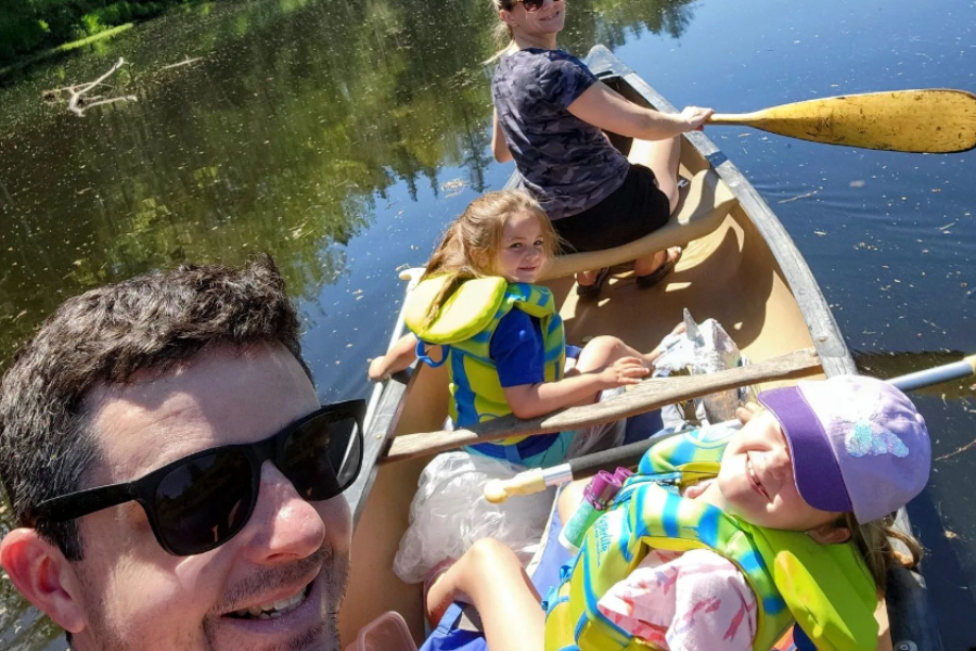 No, you don’t ROW a canoe!