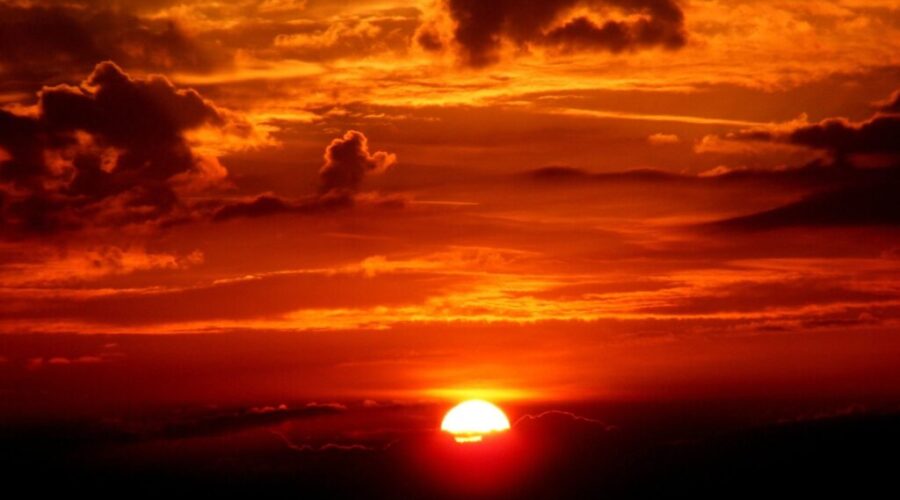 But SHOULD you take warning with a red sky in the morning?