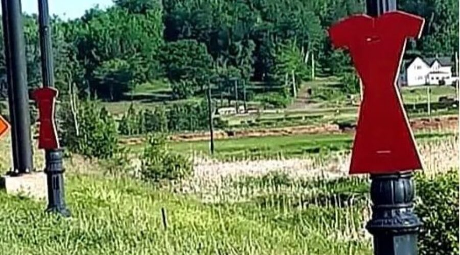 Honouring the victims on Red Dress Day