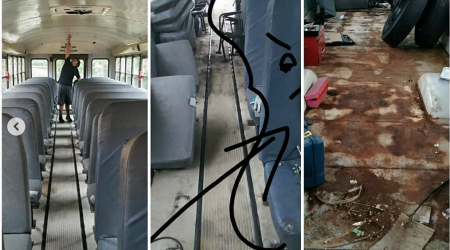 Nova Scotia woman turns school bus into new home!