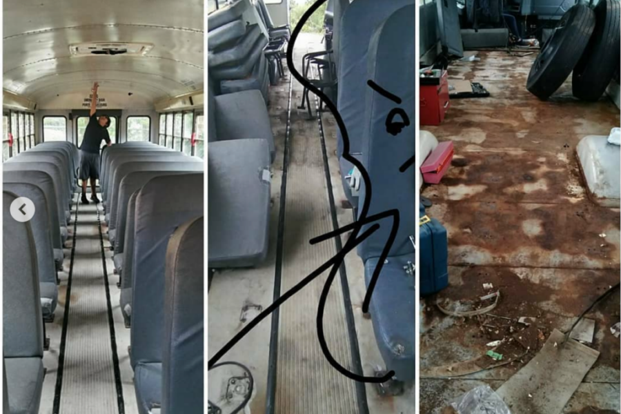 Nova Scotia woman turns school bus into new home!