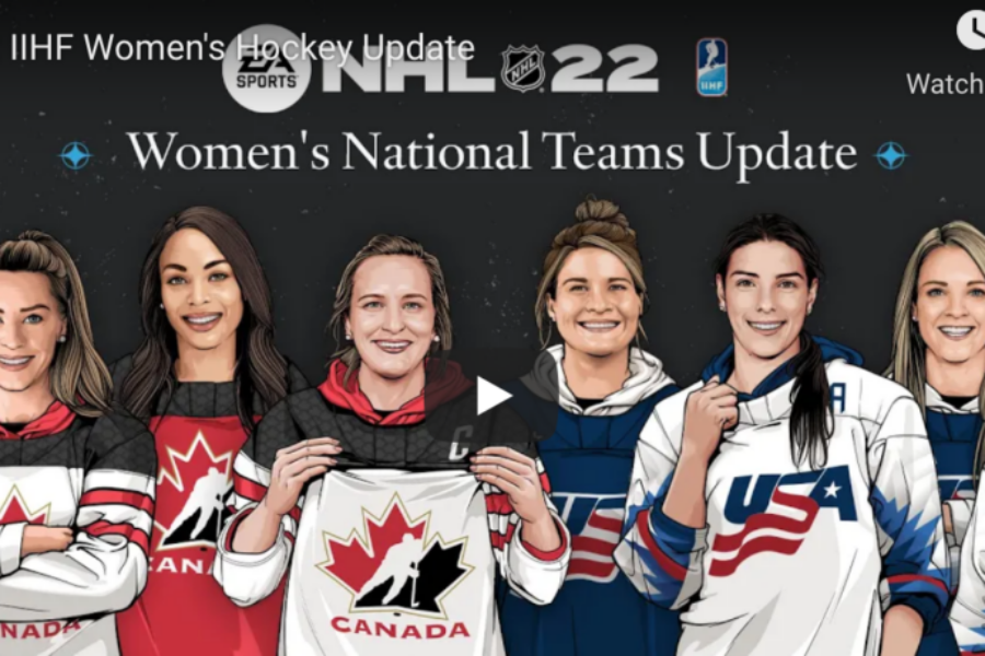 You can now play as a Nova Scotian female athlete in NHL22!!