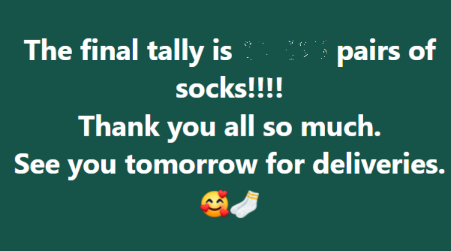 How Many Pairs Did Mary, Queen of Socks Collect?!