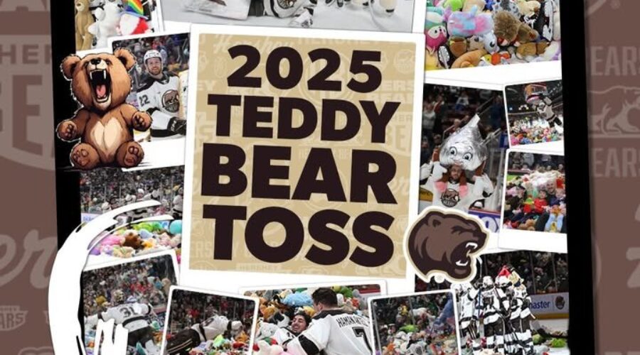 A New Teddy Bear Toss Record Set in the AHL!