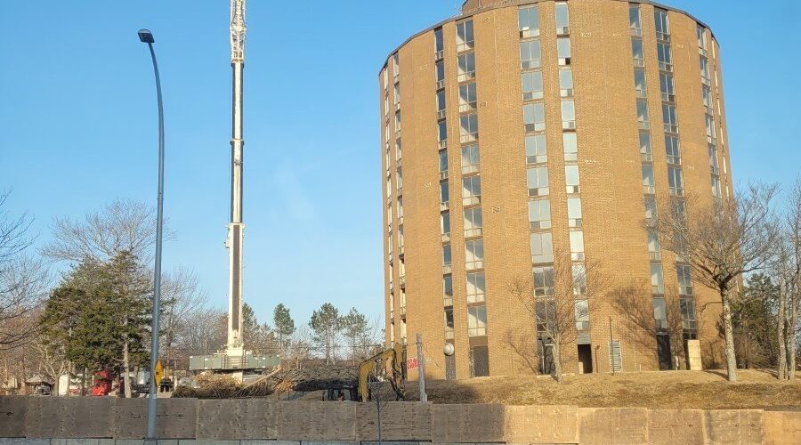 The “Round” Building Is Being Demolished