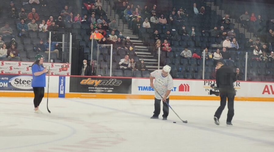 A Special Fan Was At The Mooseheads Game Last Night