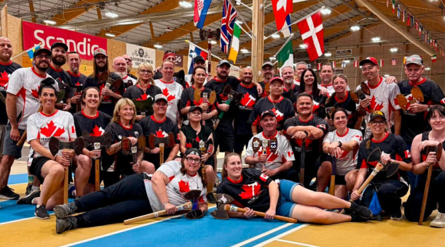Nova Scotians take home silver, bronze, at World Axe Throwing Championships